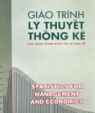 Giáo trình Lý thuyết thống kê: Phần 1 - Hà Văn Sơn (chủ biên)