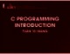 Bài giảng C Programming introduction: Tuần 10 - Mảng