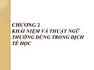 Bài giảng Dịch tễ học thú y: Chương 2 - Nguyễn Thị Thu Hiền