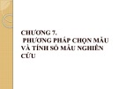 Bài giảng Dịch tễ học thú y: Chương 7 - Nguyễn Thị Thu Hiền