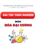 Bài tập trắc nghiệm Hóa đại cương (Phần Nhiệt động hóa học)