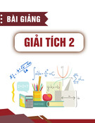 Bài giảng Giải tích 2: Chương 4 - Đại học Bách khoa Hà Nội