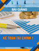 Bài giảng Kế toán tài chính 1: Chương 2 - Quang Trung TV