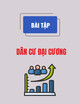 Bài tập Dân cư đại cương