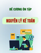 Đề cương ôn tập môn Nguyên lý kế toán