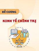 Đề cương môn Kinh tế chính trị có lời giải chi tiết