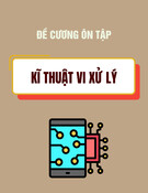 Đề cương ôn tập môn học Kĩ thuật vi xử lý