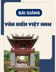 Bài giảng Văn hiến Việt Nam: Chương 5 - Trường ĐH Văn Hiến