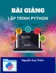 Bài giảng Lập trình Python: Chương 6 - Nguyễn Duy Thiên